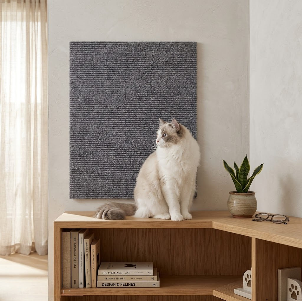 Selbstklebender Katzen-Kratzteppich – Ideal für Sofa, Wand und Ecken