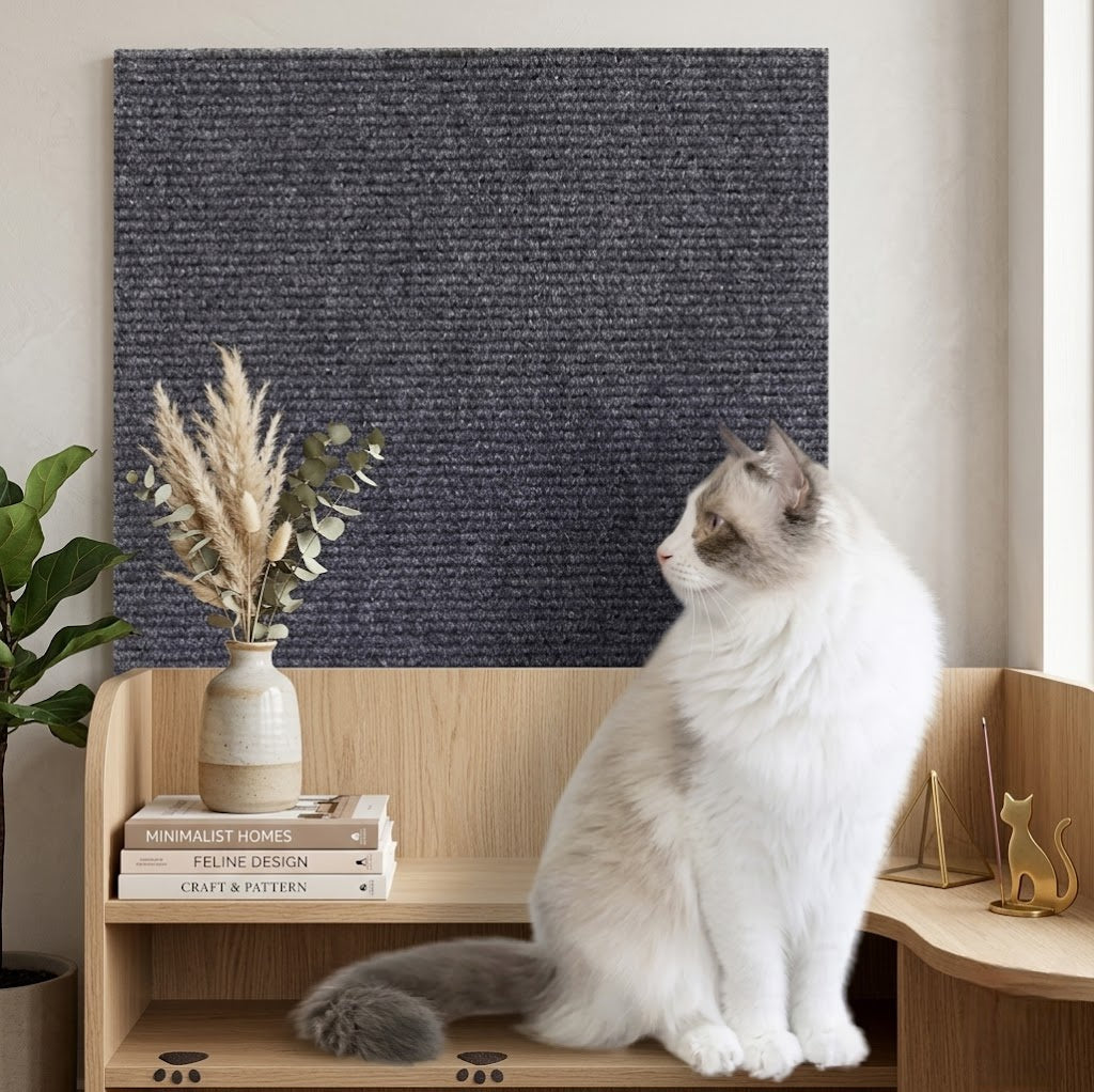 Selbstklebender Katzen-Kratzteppich – Ideal für Sofa, Wand und Ecken