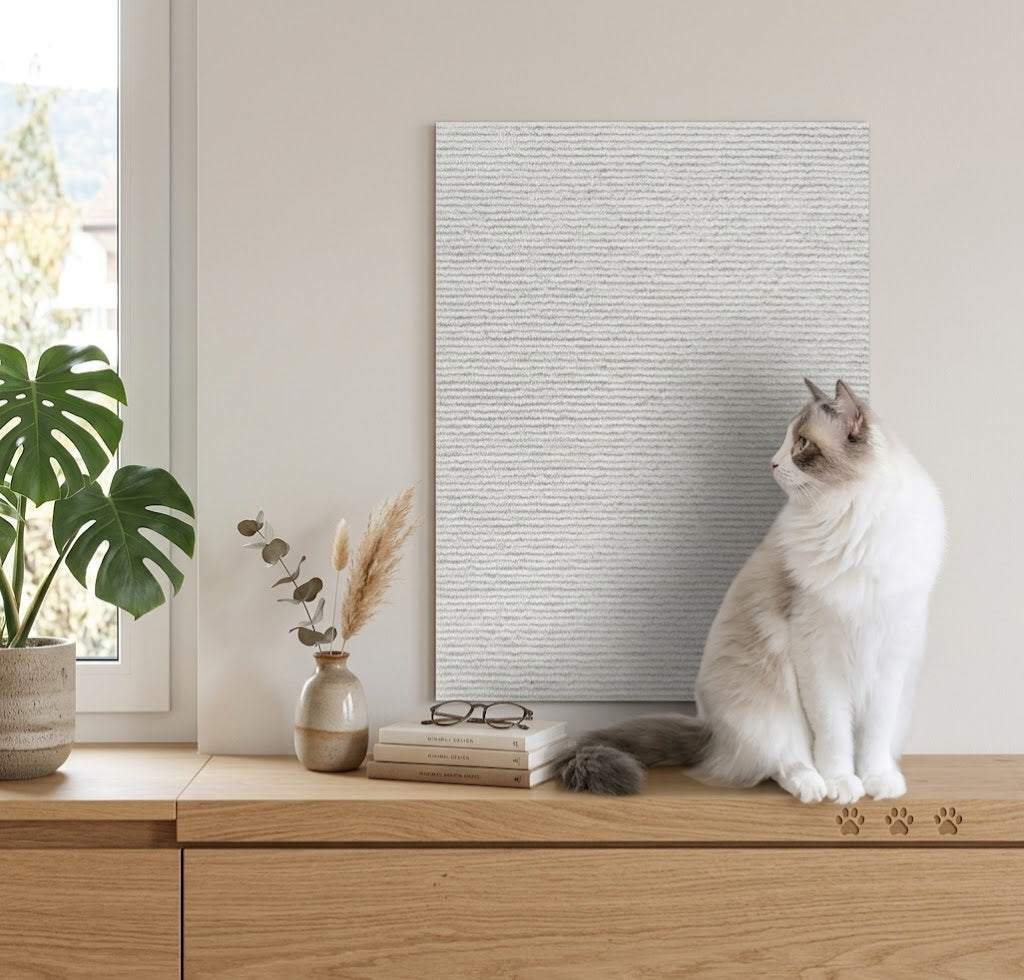 Selbstklebender Katzen-Kratzteppich – Ideal für Sofa, Wand und Ecken
